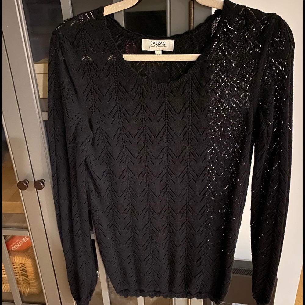 Balzac Sweater black size medium